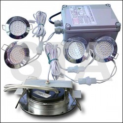 Pre-wiring kit with 2 spots and block relief 10:00 autonomy