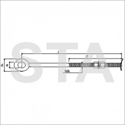 Shank to the eye L 150 D 37