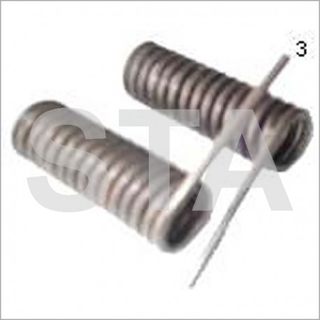 Ressort de torsion Ceita L 62 mm D 20 mm torsion droite