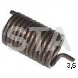 The torsion spring Sicem 45 mm D 29 mm left torsion