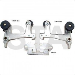 Aluminum door operator left hook