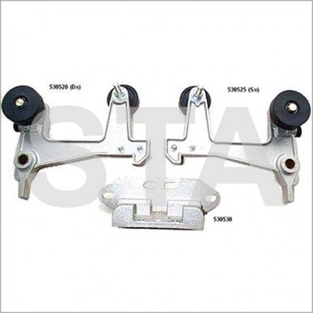 Aluminum door operator left hook