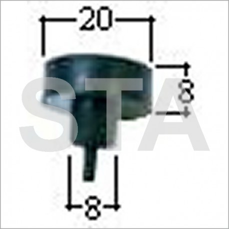 Stop diameter 20 Fiam LG47