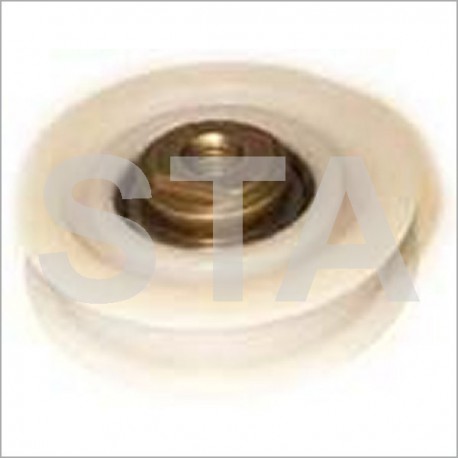 Grooved roller diameter flat initial 50