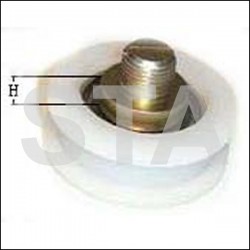 Grooved roller diameter flat initial 48 Sabiem