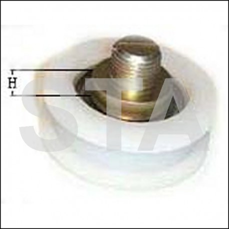 Grooved roller diameter flat initial 48 Sabiem