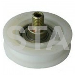 Grooved roller diameter flat initial 50