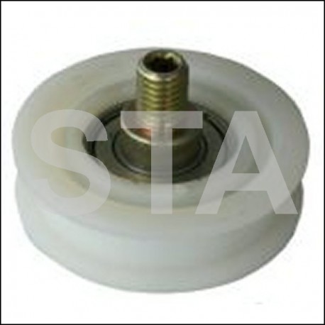 Grooved roller diameter flat initial 50