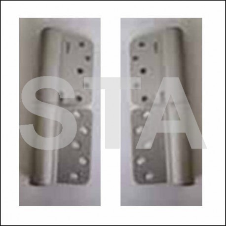 Ferme-portes (ressort rappel + amortisseur 113D) porte grillagée droite