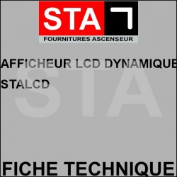 Afficheur lcd dynamique stalcd