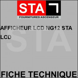 Afficheur lcd ng12 stalcd