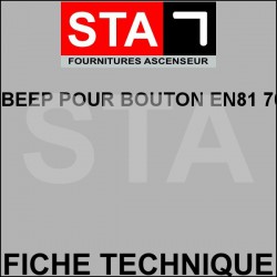 Beep pour bouton en81 70