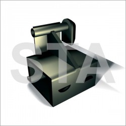 Mobile flap support assembly axis with