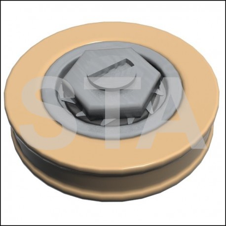 Wheel susp. short axis (car door)