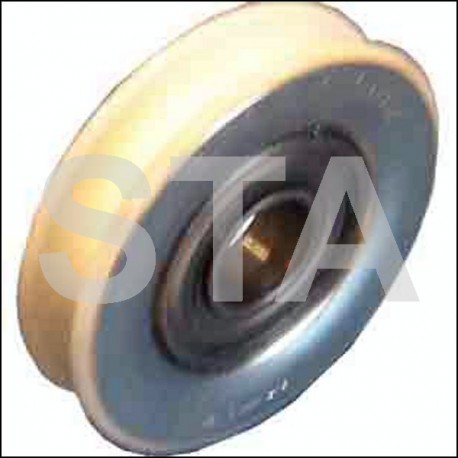 Otis roller with shaft outside diameter 80mm inner diameter 66mm diameter 20mm width 18mm width axis 12.5mm throat