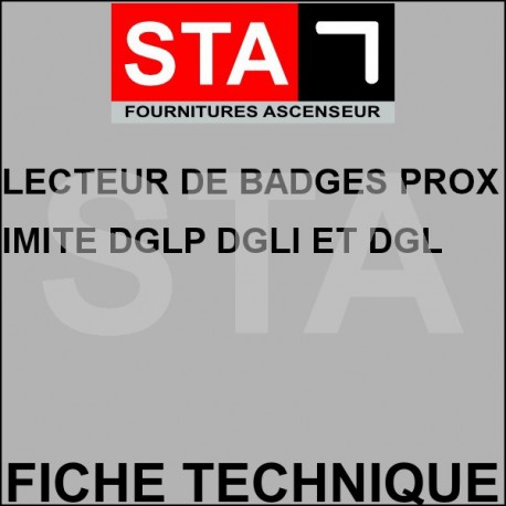 Proximity badge reader and DGLP DGLI DGLI e