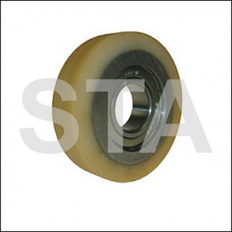 Otis Roller guide new model europa 2000 diam 100mm external width 25mm