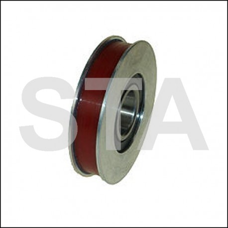 Otis metallic roller axis with outer diameter 82mm shaft diameter 25mm width 17.5mm