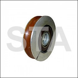 Otis metallic roller axis with outer diameter 83mm shaft diameter 12.7mm width 17.5mm