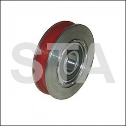 Otis metallic roller axis with outer diameter 85mm shaft diameter 12.7mm width 18mm