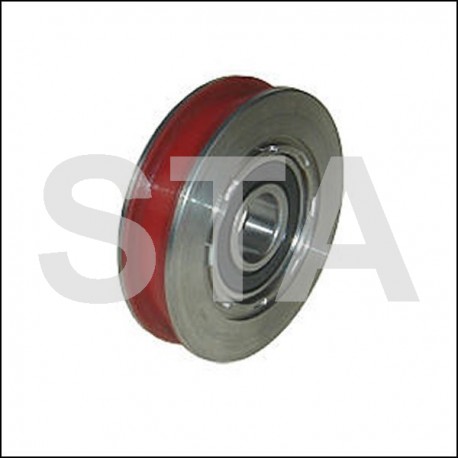 Otis metallic roller axis with outer diameter 85mm shaft diameter 12.7mm width 18mm