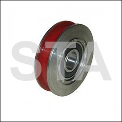 Otis metallic roller axis with outer diameter 86mm shaft diameter 20mm width 20.5mm