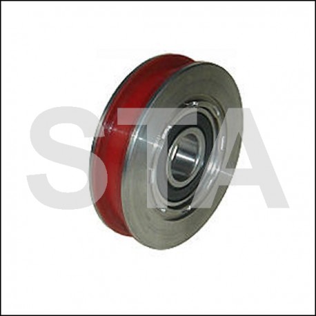 Otis metallic roller axis with outer diameter 86mm shaft diameter 20mm width 20.5mm
