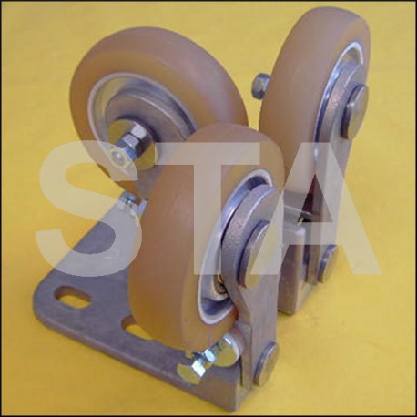 Roller guide amortized RFGK 2-A, 3 rolls
