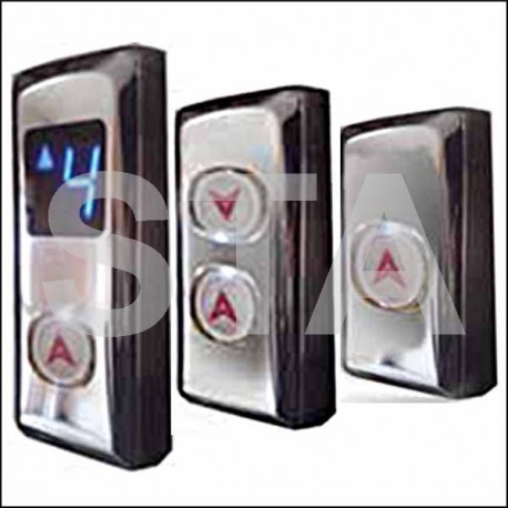 Boite palière 1 bouton avec afficheur