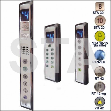 Colonne 6 niveau toute hauteur gravée verticale ou horizontale