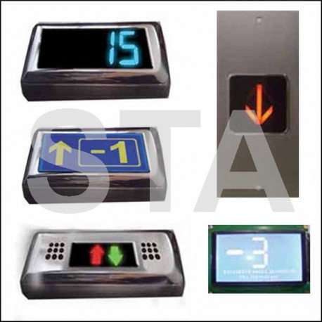 Afficheur LCD en cabine