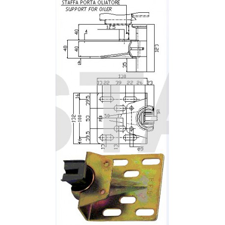 Coulisseau T300  guide 14 mm  1000kg