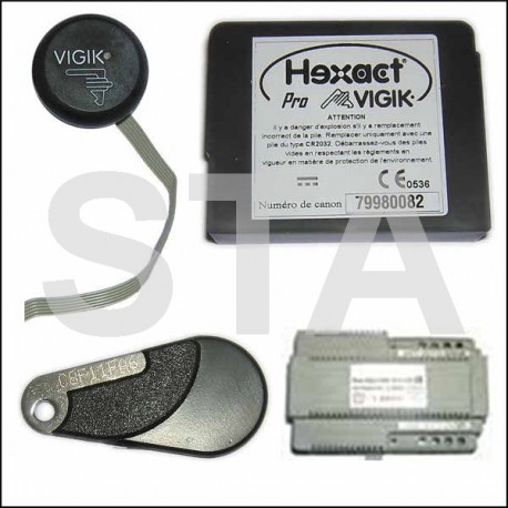 Clef pour contrôle d'accès en cabine