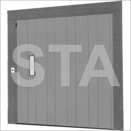  Hinged door lifts open for 2400 H: 2500 