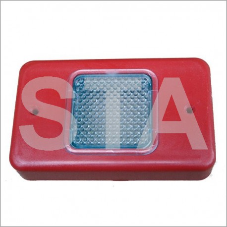 Eclairage de secours à led avec boitier inox en saillie