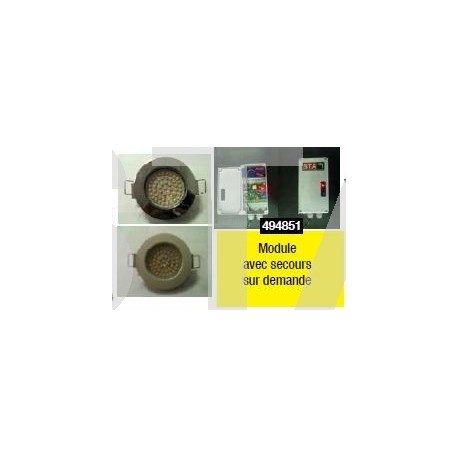  Boîtier eco-variateur 1 PCS pour 3 niveaux avec 3x3m de câble + connecteurs 220V-12V 