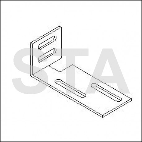 Mounting brackets D model