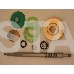 M02621A1 WORM SHAFT & WORM WHEEL (INCL. BEARINGS, SEALS, COVERS) FOR 6BT & 6BD M/C