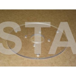 AAA462KE1 SPACER (ADAPTER) - CLEAR PLASTIC, M4 FIXINGS, FOR ENCODER ON D25 GEARLESS M/C