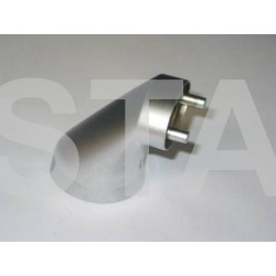 MAA180GR3
ELBOW WITH WALL FIXING - BRUSHED CHROME, FOR HANDRAIL TYPE VENTO