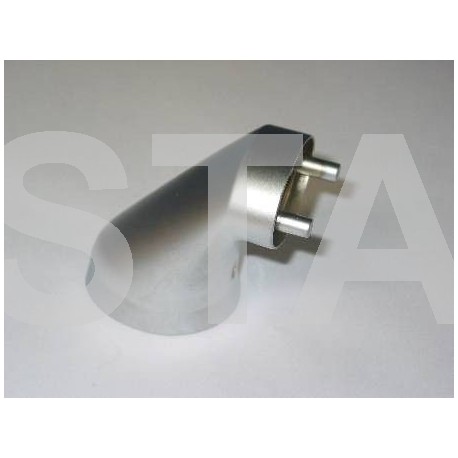 MAA180GR3
ELBOW WITH WALL FIXING - BRUSHED CHROME, FOR HANDRAIL TYPE VENTO