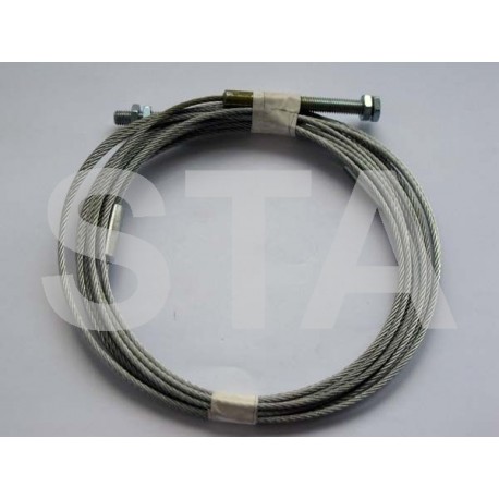  76553-03 AIRCORD - CYCLOIDAL CAR - YELLOW 2PCO - 1100mm (6124 MM LONG)