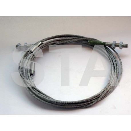 76553-02 AIRCORD - CYCLOIDAL CAR - GREEN 2PCO - 950mm (5374 MM LONG)