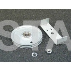 F0B2215Z126 SHEAVE / PULLEY - DOUBLE AIRCORD, FOR CO LM TYPE CAR DOORS
