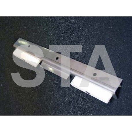 L0385KY10
SHOE - DOOR GUIDE, WITH 2 SPUDS, (? MM LONG)