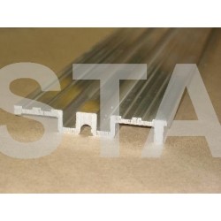 50ADN-2000MM DOOR TRACK - FOR 2PSO & 4PCO NEW YORK TYPE DOORS, 2M LONG