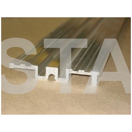 50ADN-2000MM DOOR TRACK - FOR 2PSO & 4PCO NEW YORK TYPE DOORS, 2M LONG