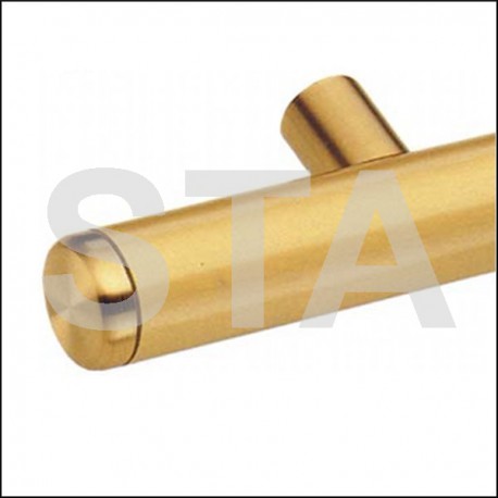 Baton de maréchal couleur or poli miroir