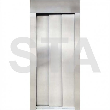 Kit complet porte cabine 3 vantaux H 2.000 mm PL 1100 mm RAL 7035