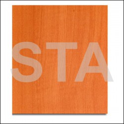 Habillage cabine : stratifié HPL LU mat Poirier Rouge